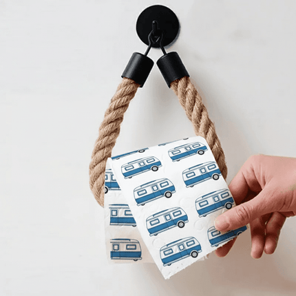 SEO. Hanfseil Toilettenpapier Halter ohne Bohren - Linkreich