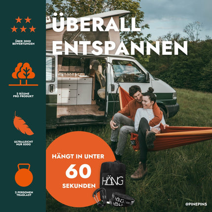 SEO. HÄNG Hängematte + Aufhängung - Bordeaux - Gold Linkreich