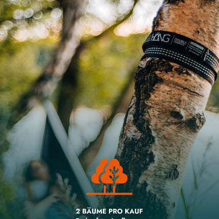 SEO. HÄNG Hängematte + Aufhängung - Navy - Blue Linkreich