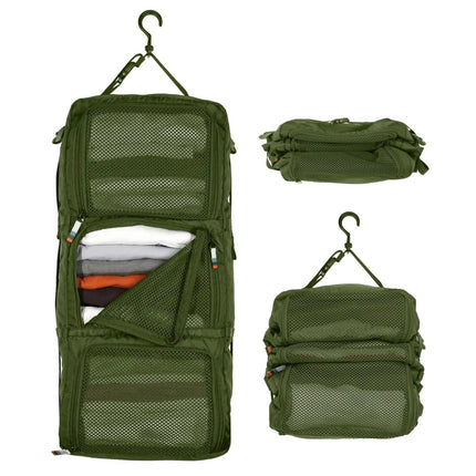 SEO. Hanging Packing Cubes - Forest Green Linkreich