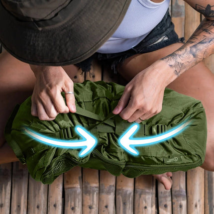 SEO. Hanging Packing Cubes - Forest Green Linkreich