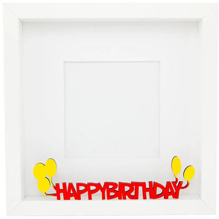 SEO. Happy Birthday Schriftzug mit Fotorahmen - Linkreich