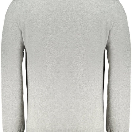 SEO. HARMONT & BLAINE Pullover Herren – Grauer Jersey - Pullover mit Cachemire - Anteil - Braun Linkreich