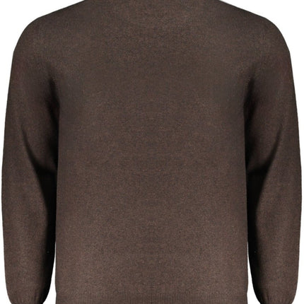 SEO. HARMONT & BLAINE Pullover Herren – Grauer Jersey - Pullover mit Cachemire - Anteil - Braun Linkreich