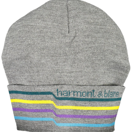 HARMONT & BLAINE Graue Mütze Herren – Warme Strickmütze für Herbst/Winter