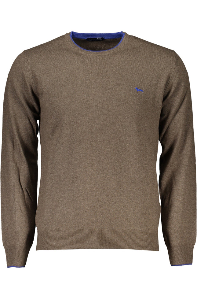 HARMONT & BLAINE Herrenpullover braun – Italienische Qualität mit Kaschmir-Anteil