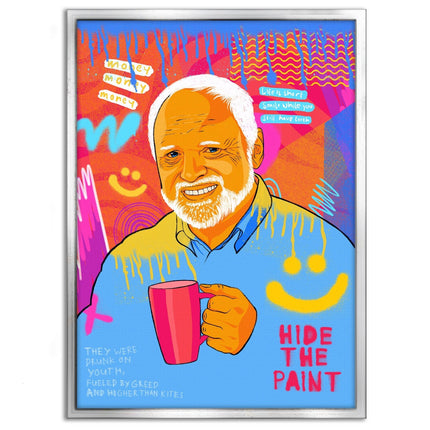 Harold Meme - Leinwandbild Pop Art (Canvas) kaufen bei Linkreich – Jetzt entdecken!