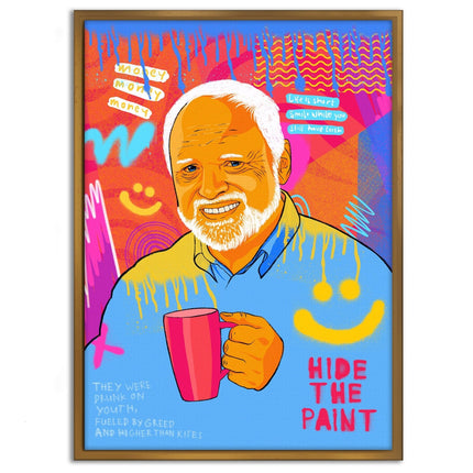 Harold Meme - Leinwandbild Pop Art (Canvas) kaufen bei Linkreich – Jetzt entdecken!
