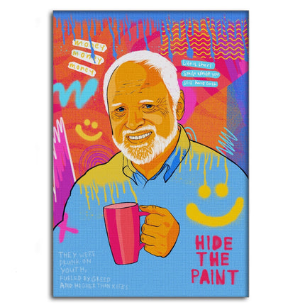 Harold Meme - Leinwandbild Pop Art (Canvas) kaufen bei Linkreich – Jetzt entdecken!