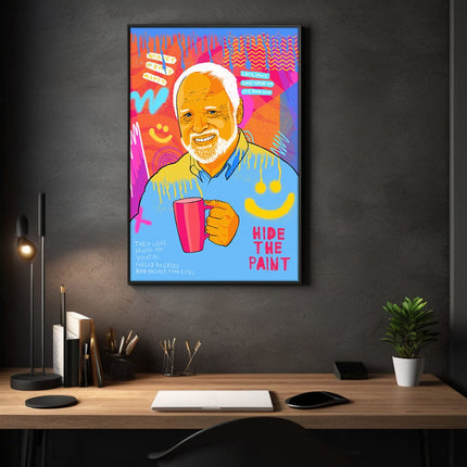 Harold Meme - Leinwandbild Pop Art (Canvas) kaufen bei Linkreich – Jetzt entdecken!