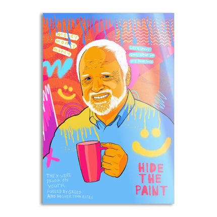 Harold Meme - Leinwandbild Pop Art (Canvas) kaufen bei Linkreich – Jetzt entdecken!