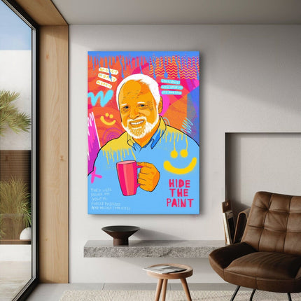 Harold Meme - Leinwandbild Pop Art (Canvas) kaufen bei Linkreich – Jetzt entdecken!