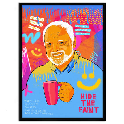Harold Meme - Leinwandbild Pop Art (Canvas) kaufen bei Linkreich – Jetzt entdecken!