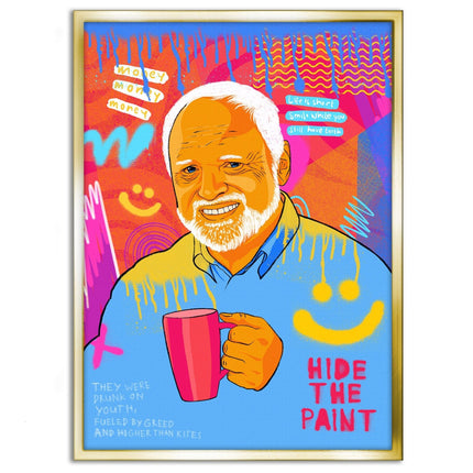 Harold Meme - Leinwandbild Pop Art (Canvas) kaufen bei Linkreich – Jetzt entdecken!
