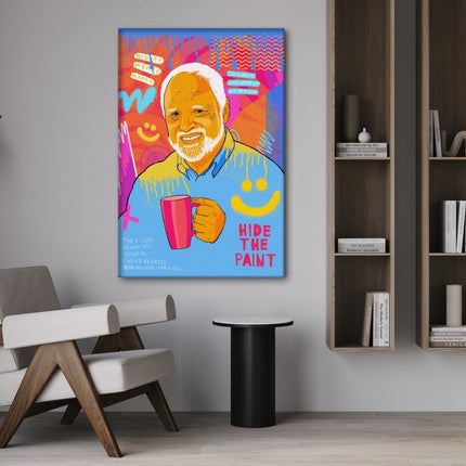 Harold Meme - Leinwandbild Pop Art (Canvas) kaufen bei Linkreich – Jetzt entdecken!