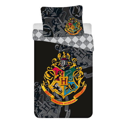 SEO. Harry Potter Hogwarts Bettwäsche - weiche Baumwolle - 140 x 200 cm - Linkreich