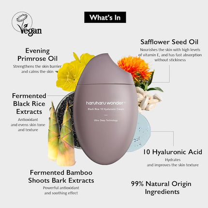 SEO. HARUHARU WONDER Black Rice Hyaluronic Cream - 50ml - Linkreich