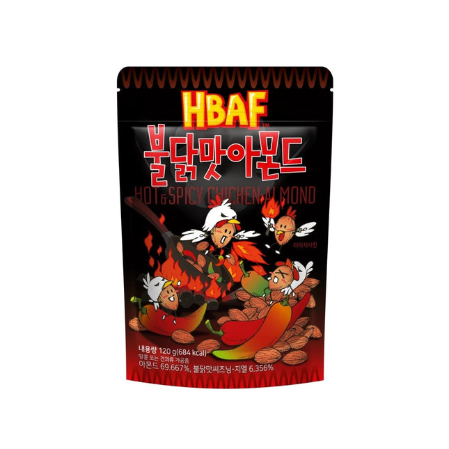 SEO. Hbaf Mandel mit Hühnchengeschmack Hot & Spicy 120 g - Linkreich