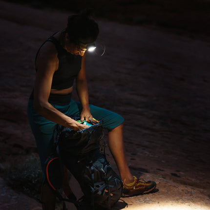 High-Performance Stirnlampe mit 750 Lumen, Li-Ion Akku und nur 150 g Gewicht von BioLite