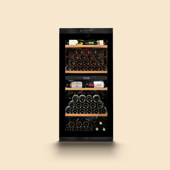 MILLESIME140DB - Doppelzonen Weinkühlschrank für 138 Flaschen