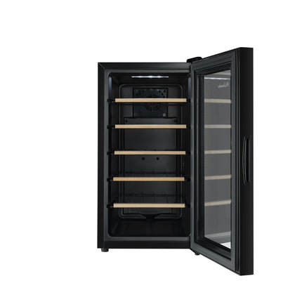 18SILENCE - Weinkühlschrank mit lüfterlose Hybridkühlung für 18 Flaschen