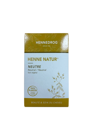 Hennedrog Henna 100% Natur Neutral 90 g – Pflanzliche Haarpflege - Linkreich
