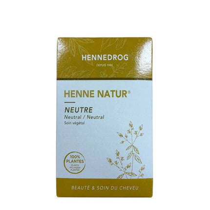 Hennedrog Henna 100% Natur Neutral 90 g – Pflanzliche Haarpflege - Linkreich