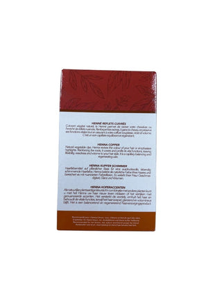 Hennedrog Henna Natur Kupfer 90 g – Pflanzliche Haarfarbe - Linkreich