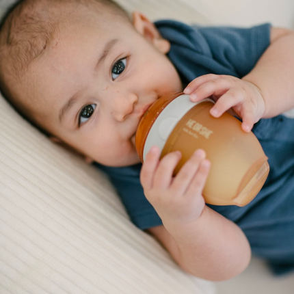 Ultra Wide Neck Baby Bottle 160ml (Grau)