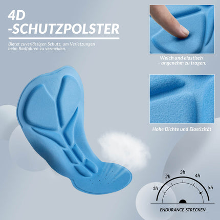 Herren Gepolsterte Fahrradhose Atmungsaktiv Herbst/Frühling (Fahrradhose) kaufen bei Linkreich – Jetzt entdecken!