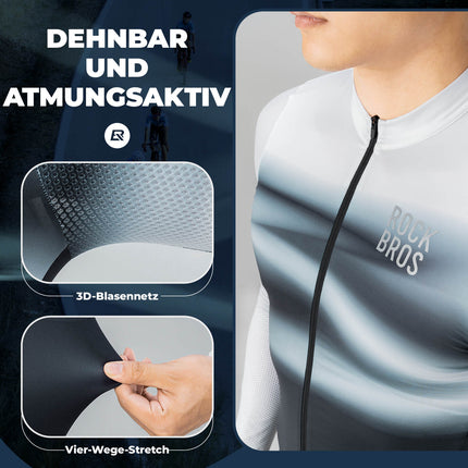 Herren Langarm - Radtrikot Schnell Trocknend Atmungsaktiv (Fahrradtrikot) kaufen bei Linkreich – Jetzt entdecken!