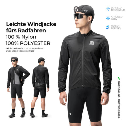 Herren Leichte Fahrradjacke Atmungsaktiv Frühling/Sommer (Fahrradjacke) kaufen bei Linkreich – Jetzt entdecken!