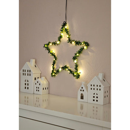 Herz Stern Fenster LED Silhouette Warmweiß Weihnachtsbeleuchtung 30cm Deko grün (Weihnachtsbeleuchtung) kaufen bei Linkreich – Jetzt entdecken!