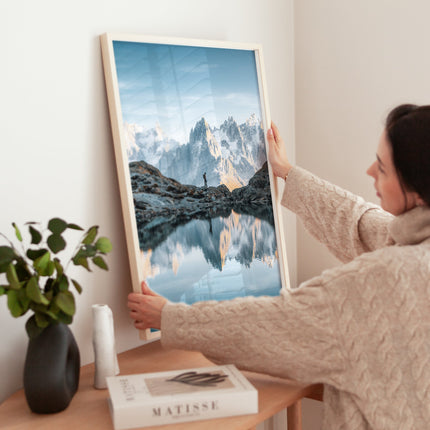 Lac Blanc Print – Aiguilles de Chamonix Reflection Photography