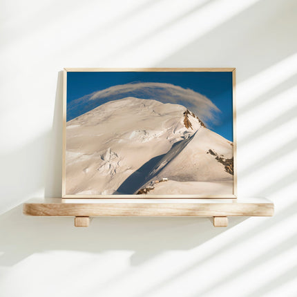 A Captivating View of the Mont Blanc Summit Route