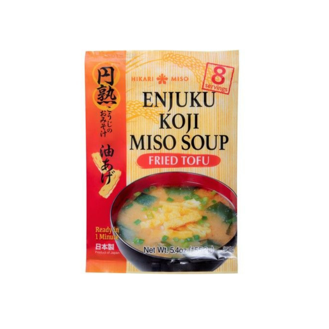 SEO. Hikari Misosuppe Frittierter Tofu Enjuku Koji 155g - Linkreich
