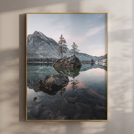 Hintersee Lake Print – Bavarian Alps Wall Art Photography