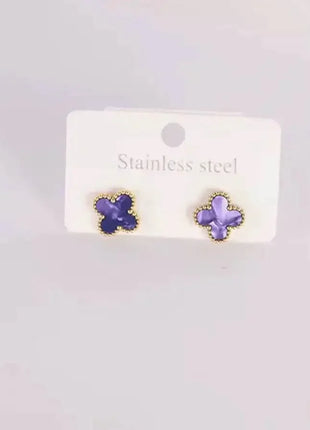High-quality stainless steel earrings – colorful, lightweight, water-resistant & easy to care for
