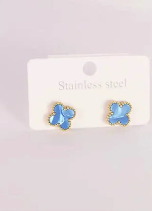 High-quality stainless steel earrings – colorful, lightweight, water-resistant & easy to care for