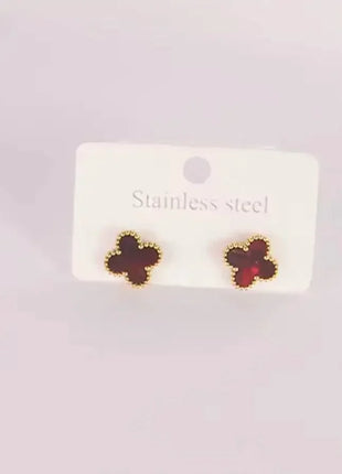 High-quality stainless steel earrings – colorful, lightweight, water-resistant & easy to care for