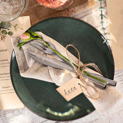 SEO. Hochzeit Gastgeschenk gravierte Glasstrohhalme mit 50 individuellen Gast Namen - 20 cm Linkreich