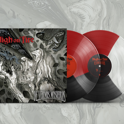 High On Fire - De Vermis Mysteriis; 2x 180 Gramm Colored Vinyl (Ghostly clear & ruby) in a gatefold sleeve with generic download card