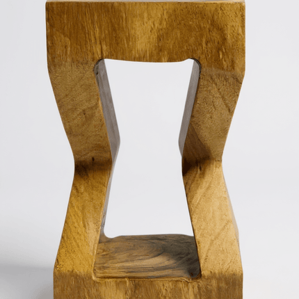 Holz Beistelltisch - Holzhocker Couchtisch Ablagetisch - Handgefertigt - Massives Suarholz - 50x28x28 cm () kaufen bei Linkreich – Jetzt entdecken!