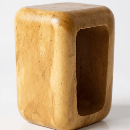 Holzhocker - Beistelltisch Couchtisch - Handgefertigter Hocker aus massivem Suarholz - 50x30x40 cm (Beistelltisch) kaufen bei Linkreich – Jetzt entdecken!