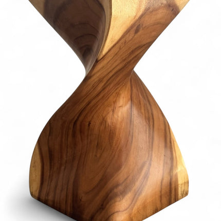 Holzhocker - Edler Beistelltisch Holz - Holz Hocker - Handgefertigter Beistelltisch aus Holz - 50x28x28cm (Beistelltisch) kaufen bei Linkreich – Jetzt entdecken!