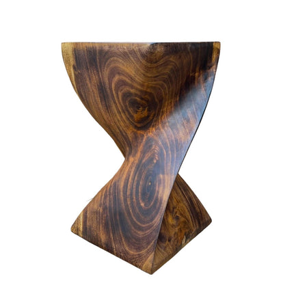 Holzhocker - Edler Beistelltisch Holz - Holz Hocker - Handgefertigter Beistelltisch aus Holz - 50x28x28cm (Beistelltisch) kaufen bei Linkreich – Jetzt entdecken!