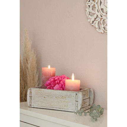 Holzkiste weiß Ziegelform Ziegelsteinform Kiste recyceltes Holz Kasten 30 cm (Holzkiste) kaufen bei Linkreich – Jetzt entdecken!