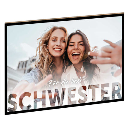 SEO. Holzschild mit Foto - Fotoverlauf - versch. Motive zum Selbstgestalten - Linkreich