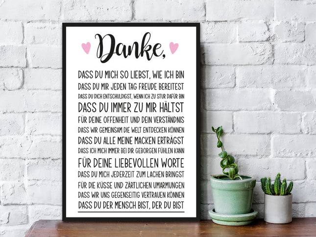 SEO. Holzschild mit Spruch Danke - Linkreich
