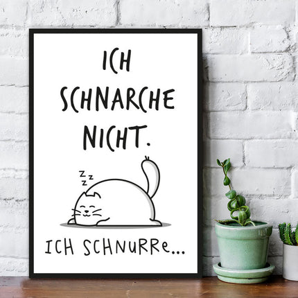 SEO. Holzschild mit Spruch Ich schnarche nicht - Linkreich